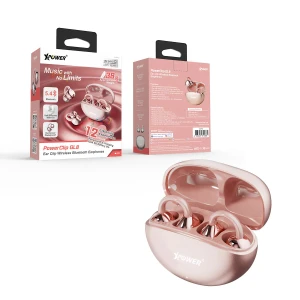 XPower PowerClip GL8 Ear clip wireless Bluetooth earphones Rose Gold-4895246614335
