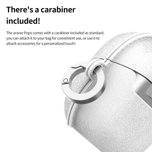 ARAREE POP CASE WITH HINGE STRUCTURE SAMSUNG GALAXY BUDS 3 & BUDS 3 PRO   - WHITE