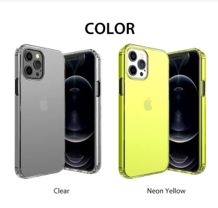 Araree Duple Case For iPhone 12 & 12 Pro - Neon Yellow