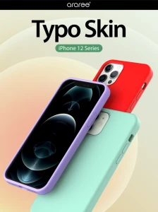 Araree Typo Skin Case For iPhone 12 Pro Max - Red