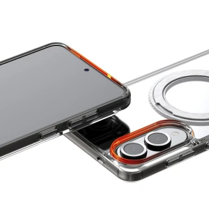 Araree Samsung S25 Edge Duple Stand Magsafe Case - Clear