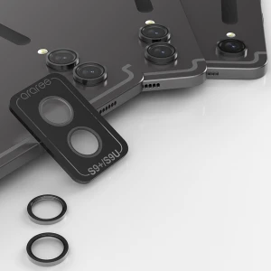 Araree C-Sub Core MR Indiviual Metal Ring Camera Lense Protector Glass For Samsnug Tab S10 Ultra / S10 Plus / S9 Plus / S9 Ultra - Clear