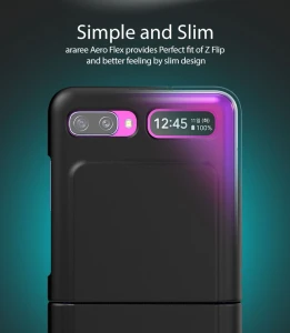 Araree Aero Flex Series Case For Samsung Galaxy Z FliP - Black