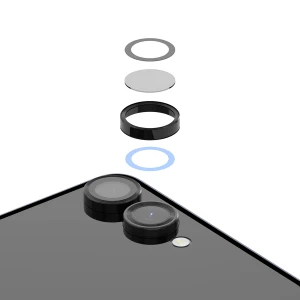 Araraee Camera Lense Ring Protection For Samsung Galaxy Z Flip 7 - Clear