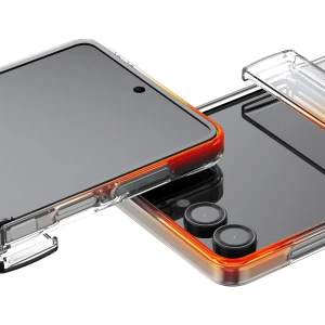 Araree Nukin 360 Case With Hinge Protection For Samsung Galaxy Z Flip 7 - Clear