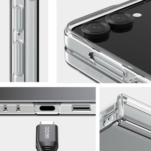 Araree Nukin 360 Case With Hinge Protection For Samsung Galaxy Z Flip 7 - Clear