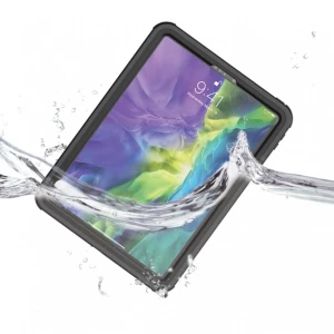 Armor-X Mxs Series Case For iPad Pro 11 (2020) iP68 Waterproof Case With Handstrap & Kickstand & X-Mount - Black-4897047446900