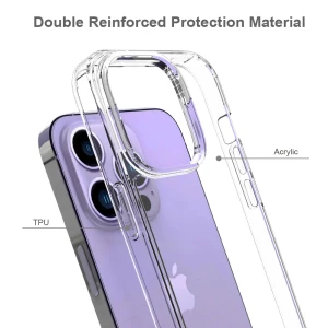 Armor-X Ahn Shockproof Protective Case For iPhone 14 Pro - - Clear-4897047442933