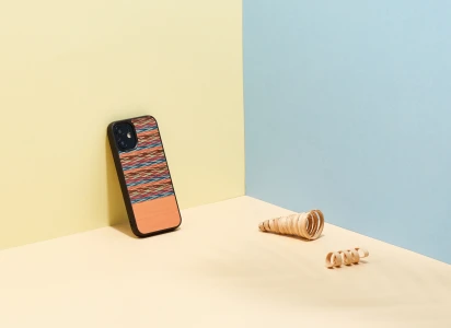 Man & Wood Case For iPhone 12 / 12 Pro - Browny Check
