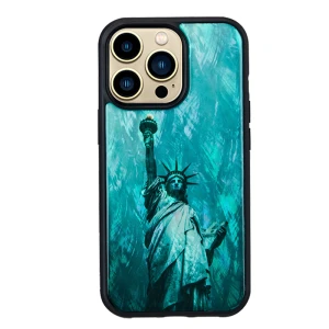 Inmok Ikins Series Cover For iPhone 13 Pro Max (6.7) - Statue Of Liberty