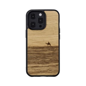 Inmok Man & Wood Series Cover For iPhone 13 Pro (6.1) - Terra