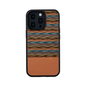 Inmok Man & Wood Series Cover For iPhone 13 Pro (6.1) - Browny Check