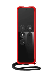 Itskins Spectrum Solid﻿﻿﻿ Series Case Antimicrobial For Apple Tv 4K Remote Control - Red-4894465466398