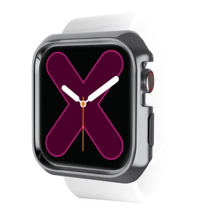 Itskins Spectrum Metal Antimicrobial 2M Anti Shock Protection Case For Apple Watch  40/41 Mm - Space Gray + Clear 2 Pcs-4894465190385