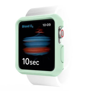 Itskins Spectrum Bumper Case For Apple Watch 44 / 45Mm -  2M Antishock - Light Green & Black 2Pcs Set-4894465195182