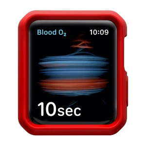 Itskins Spectrum Bumper Case For Apple Watch 44 / 45Mm -  2M Antishock - Red & Black 2Pcs Set-4894465438418