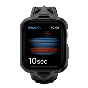 Itskins Spectrum Combo Watch Belt And Bumper Case Set For Apple Watch 49/46/45/44 Mm-  2M Antishock - Black