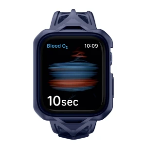 Itskins Spectrum Combo Watch Belt And Bumper Case Set For Apple Watch 40/41 Mm 2M Antishock - Blue-4894465066420