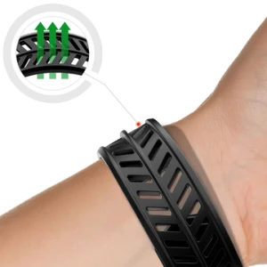 Itskins Spectrum Strap﻿﻿﻿﻿-Antimicrobial Watch Belt ﻿For Apple Watch 49/46/45/44 Mm - Black