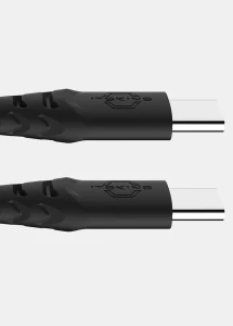 Itskins Spectrum Braided Cable 60W USB-C to USB-C 1.2M -Black-4894465558413