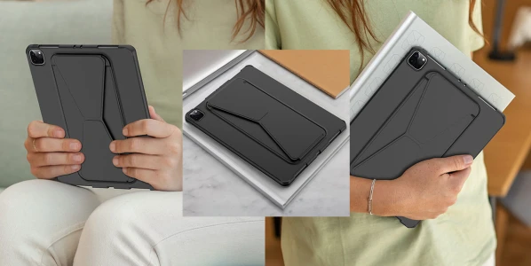 Itskins SPECTRUM STAND FOR  iPad Pro 11 ( 1st, 2nd, 3rd & 4th Gen. 2022 )- Black-4894465253790