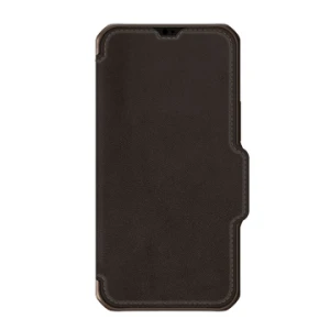 Itskins Hybrid Folio Series Cover For iPhone 13 Pro (6.1) - Brown With Real Leather-4894465661243
