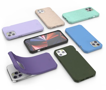 Itskins Feroniabio Terra Series Cover For iPhone 13 Pro Max (6.7) - Black-4894465821579