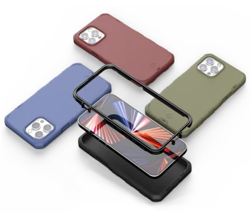 Itskins Supreme Solid - Antimicrobial Series Cover For iPhone 13 Pro Max (6.7) - Olive Green-4894465511975