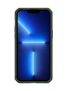 Itskins Hybrid Tek Case For iPhone 14 Pro Max - Olive Green And Transparent-4894465155490