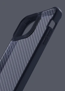 Itskins Hybrid Tek Case For iPhone 14 Pro Max - Deep Blue And Transparent-4894465831462