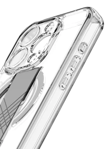 Itskins Avana Grip-It Series Case Magsafe Compatible With Camera Lens Protector For Iphone 15 Pro - Clear-4894465163174