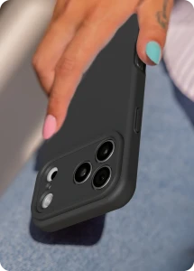 Itskins Avana Velvet Series Magsafe Case For iPhone 17 Pro - Velvet Black-4894995001038