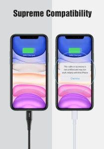 Iwalk Twister Pd Ultra Flexible 18W Qc 1M Type-C To Lightning Charge And Sync Cable - Black