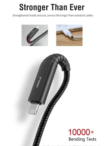 Iwalk Twister Duo One For All Multi Charging Cable 60W Pd & Qc3.0 (4 In 1) 1M Charge And Sync Cable - Black