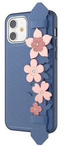 Kingxbar Refreshing GriP Case With Swarovski Crystals For iPhone 12 & 12 Pro - Blue