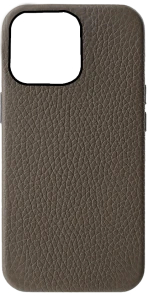Melkco-Origin Paris Series Clemence Leather Regal Cover Case For iPhone 13 Pro - Grey