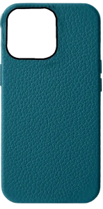 Melkco-Origin Paris Series Clemence Leather Regal Cover Case For iPhone 13 Pro Max - Lake Blue