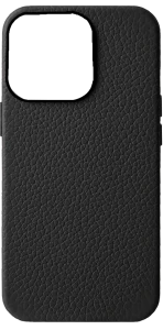 Melkco-Origin Paris Series Clemence Leather Regal Cover Case For iPhone 13 Pro Max - Black