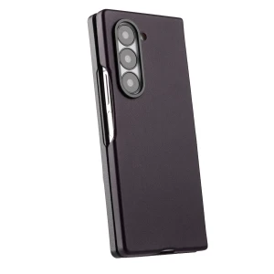 Melkco Origin Series PU Leather Regal Snap Pro Cover Case for Samsung Galaxy Fold 6 - Dark Purple