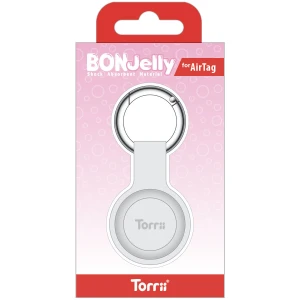 Torrii Bonjelly Silicone Key Ring For Apple Airtag - White-4897078505171