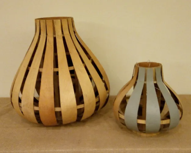 Bamboo Display Lanterns/Vases.